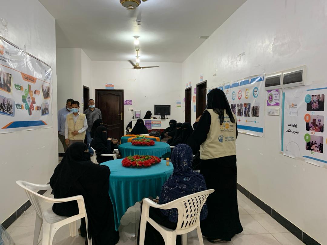 منسق GBV يزور المساحة الآمنة للنساء والفتيات في مأرب