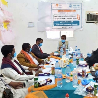 انعقاد الاجتماع الربعي الثاني لأعضاء شبكة اللجان المجتمعية في مأرب 