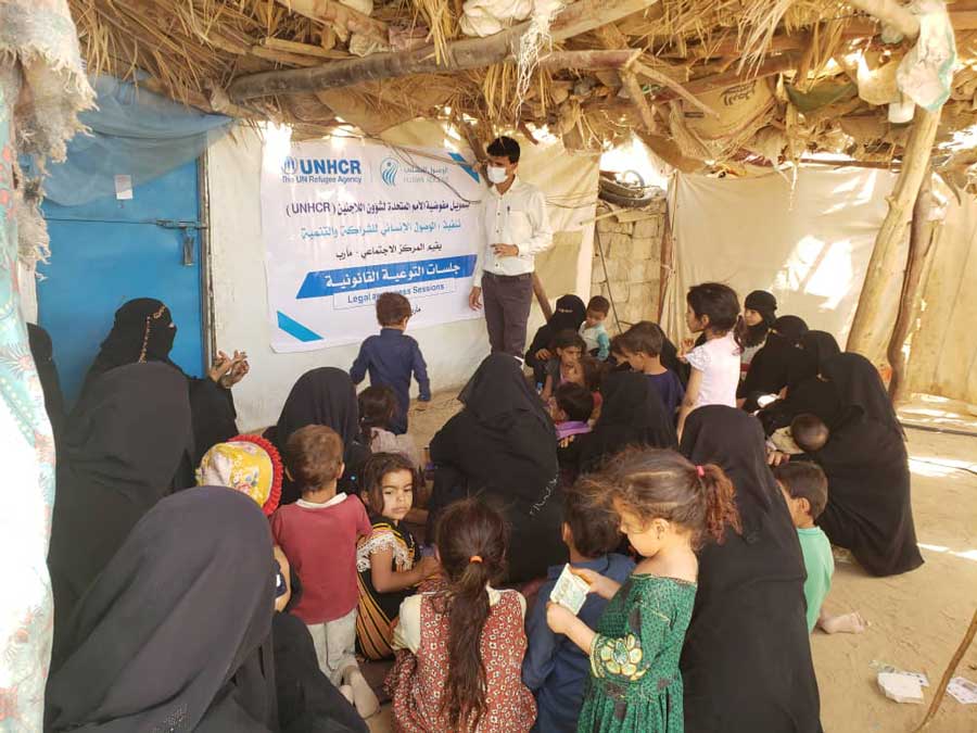جلسات توعية UNHCR