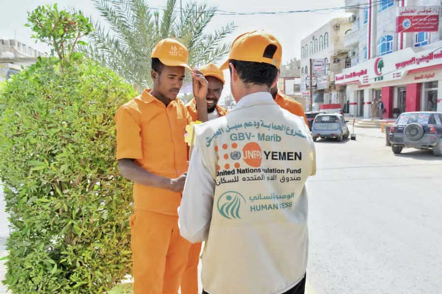 الوصول الإنساني في مأرب تحتفي باليوم الوطني للنظافة