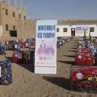 12116 نازحا يستفيدون من معونة الشتاء