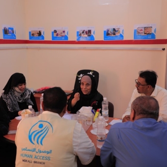 منسقتان في صندوق الأمم المتحدة للسكان يزوران الوصول الإنساني في المكلا