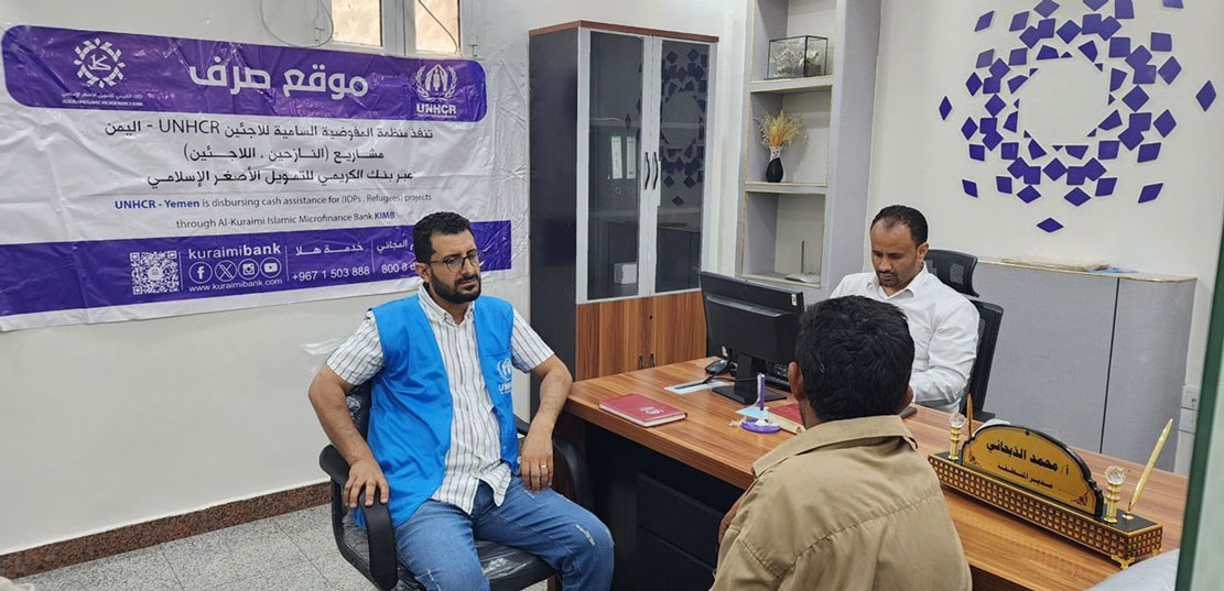 1272 أسرة نازحة ومتضررة تستفيد من مساعدات نقدية متعددة الأغراض