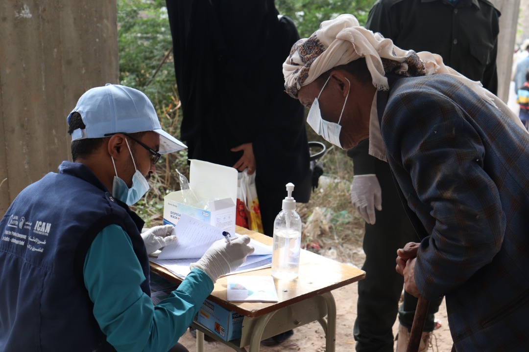 Emergency food aid distribution project Yemen