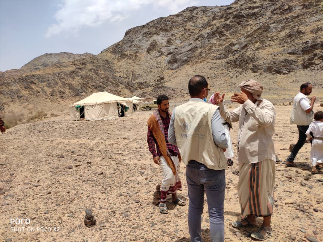 Field survey for newly displaced carried out in Al-Juba, Marib governorate