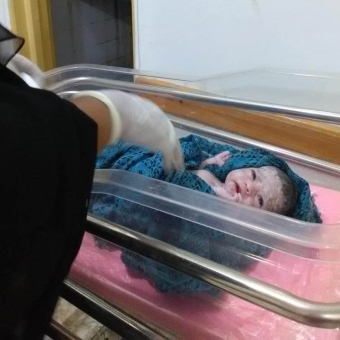 The first childbirth of Mrs. Hamam