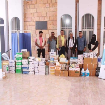 In partnership with YHF Providing medical support to Al-Shihr General Hospital in Hadramout Governorate