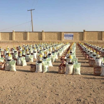 In partnership with MyCARE Organization - Malaysia, (357) abundant families benefit from Ramadan food baskets