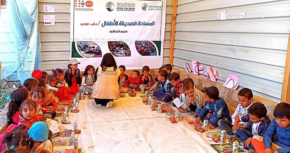 Child-friendly space inaugurated in the largest camp for IDPs 