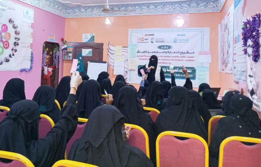 Women and girls qualified with craft and professional skills in preparation for launching special projects