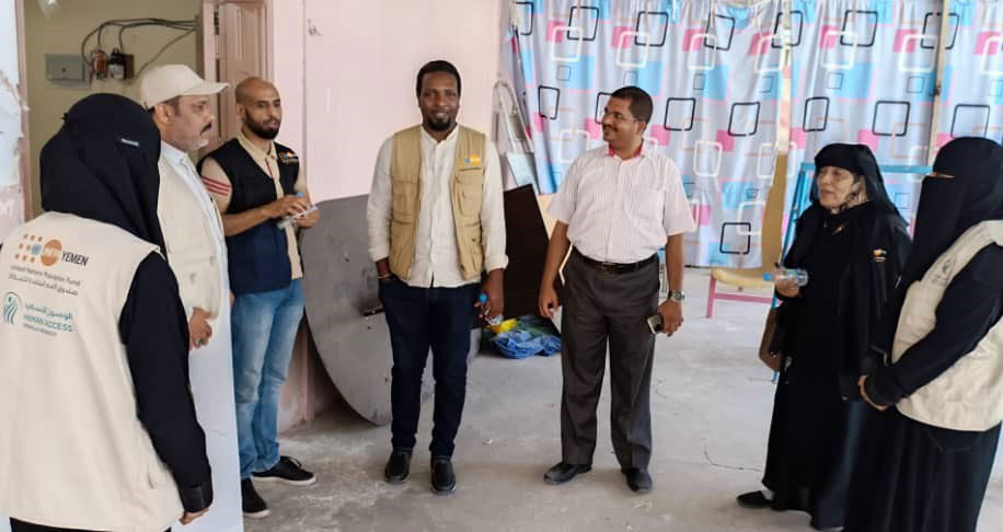 UNFPA delegation visits the safe space in Mukalla