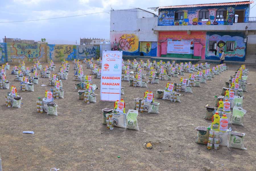 Funded by Wifa Association, More than 2,000 people benefit from Ramadan baskets