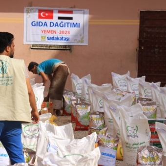 In partnership with Sadakatasi, HUMAN ACCESS delivers 500 food baskets