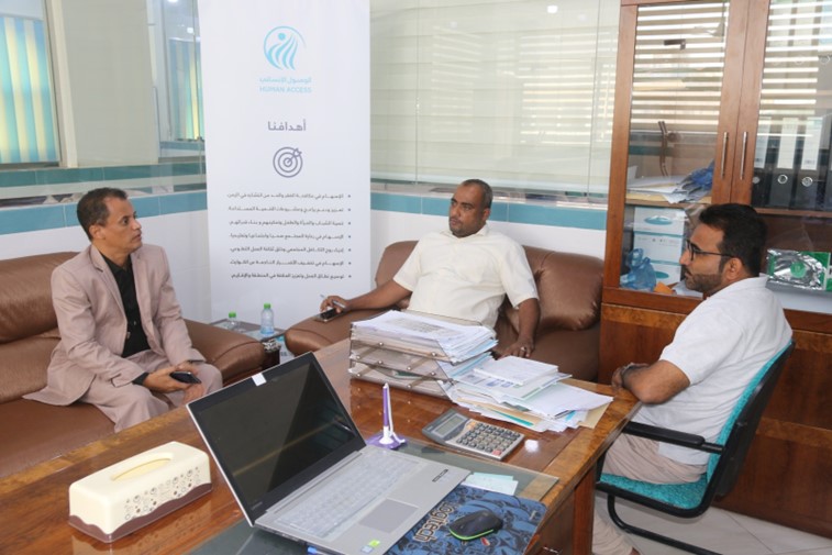 FGM project team visits the Ministry of Human Rights office in Seiyun