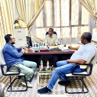 FGM project team visits Ministry of Planning office in Seiyun