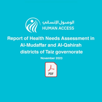 Report of Health Needs Assessment in Al-Mudaffar and Al-Qahirah districts of Taiz governorate