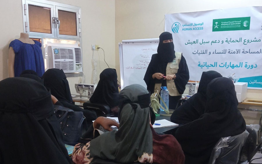 Life skills training program Yemen