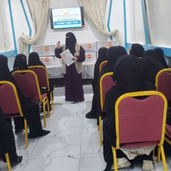 Distribution of dignity kits to 20 women