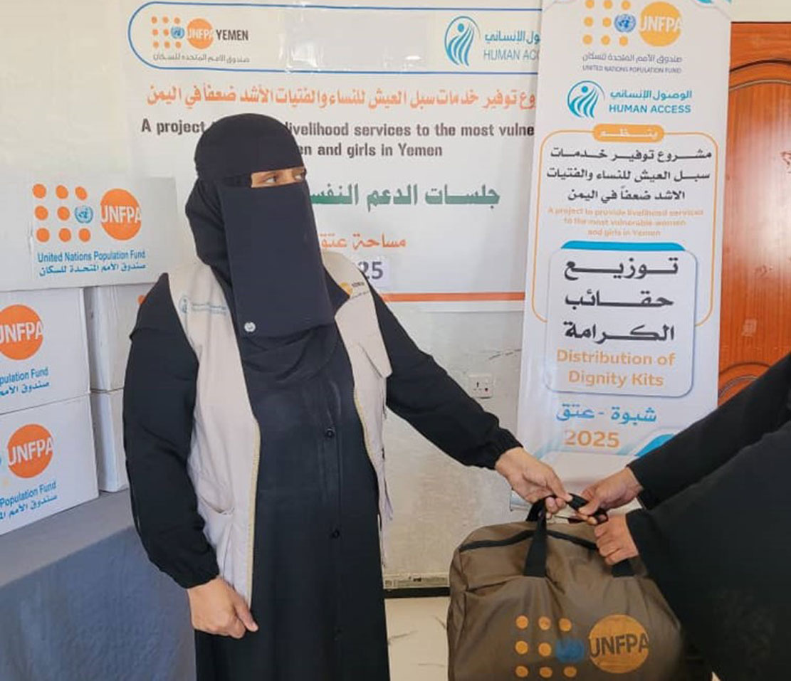 Dignity kits delivered to 70 women in Shabwa