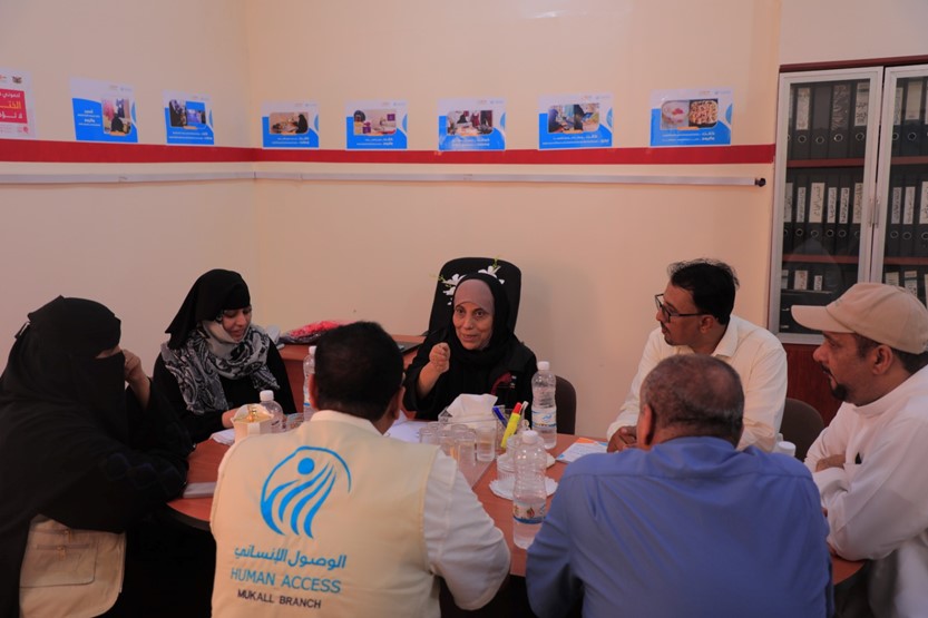Two UNFPA coordinators visit HUMAN ACCESS in Mukalla