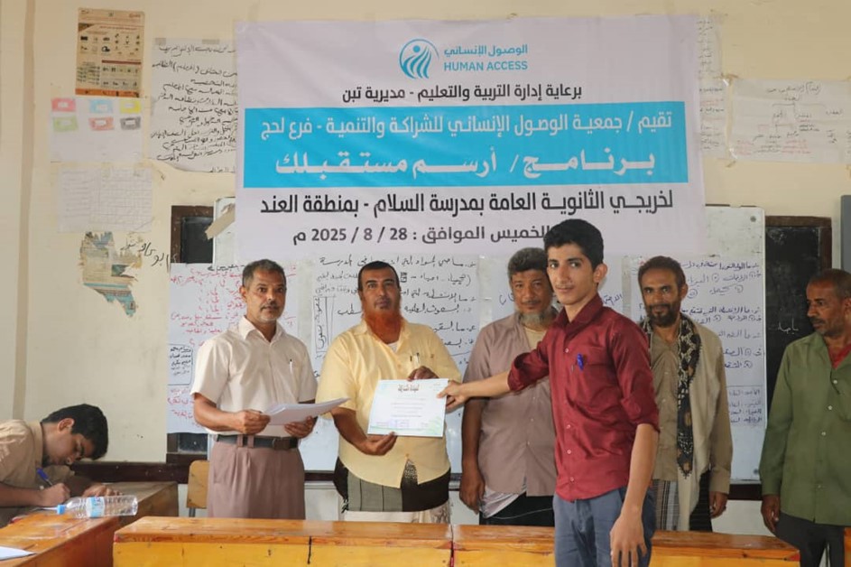 Draw Your Future: A program supporting high school graduates and parents in Lahj