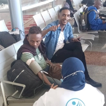 218 refugees return home in good health thanks to medical support